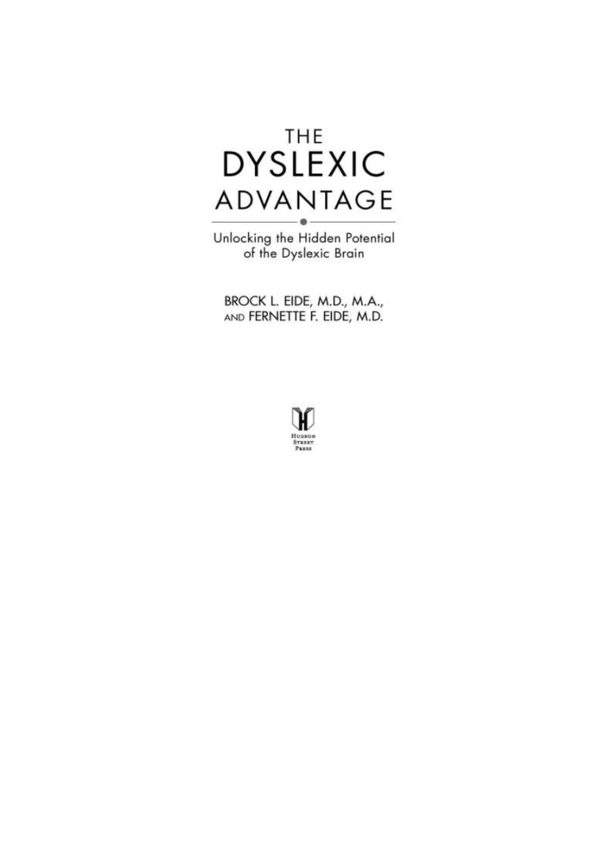 The Dyslexic Advantage