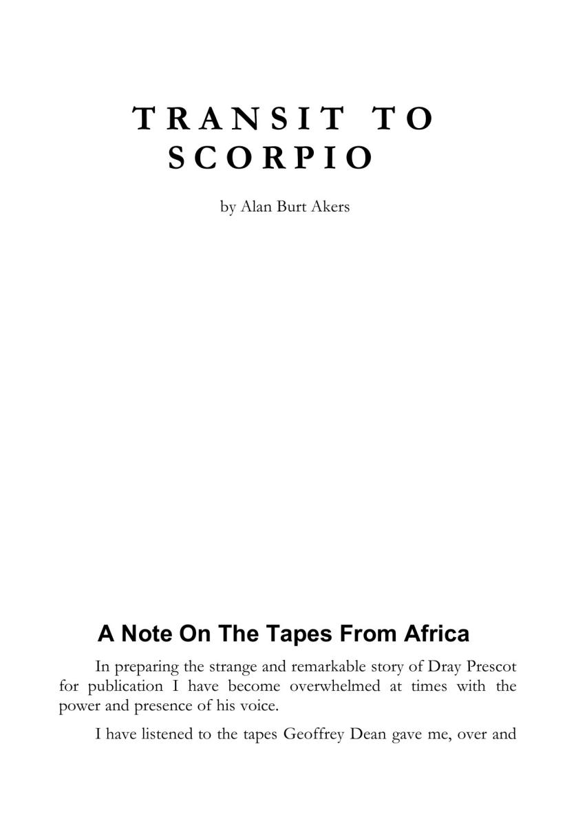 Alan Burt Akers - Dray Prescot 01