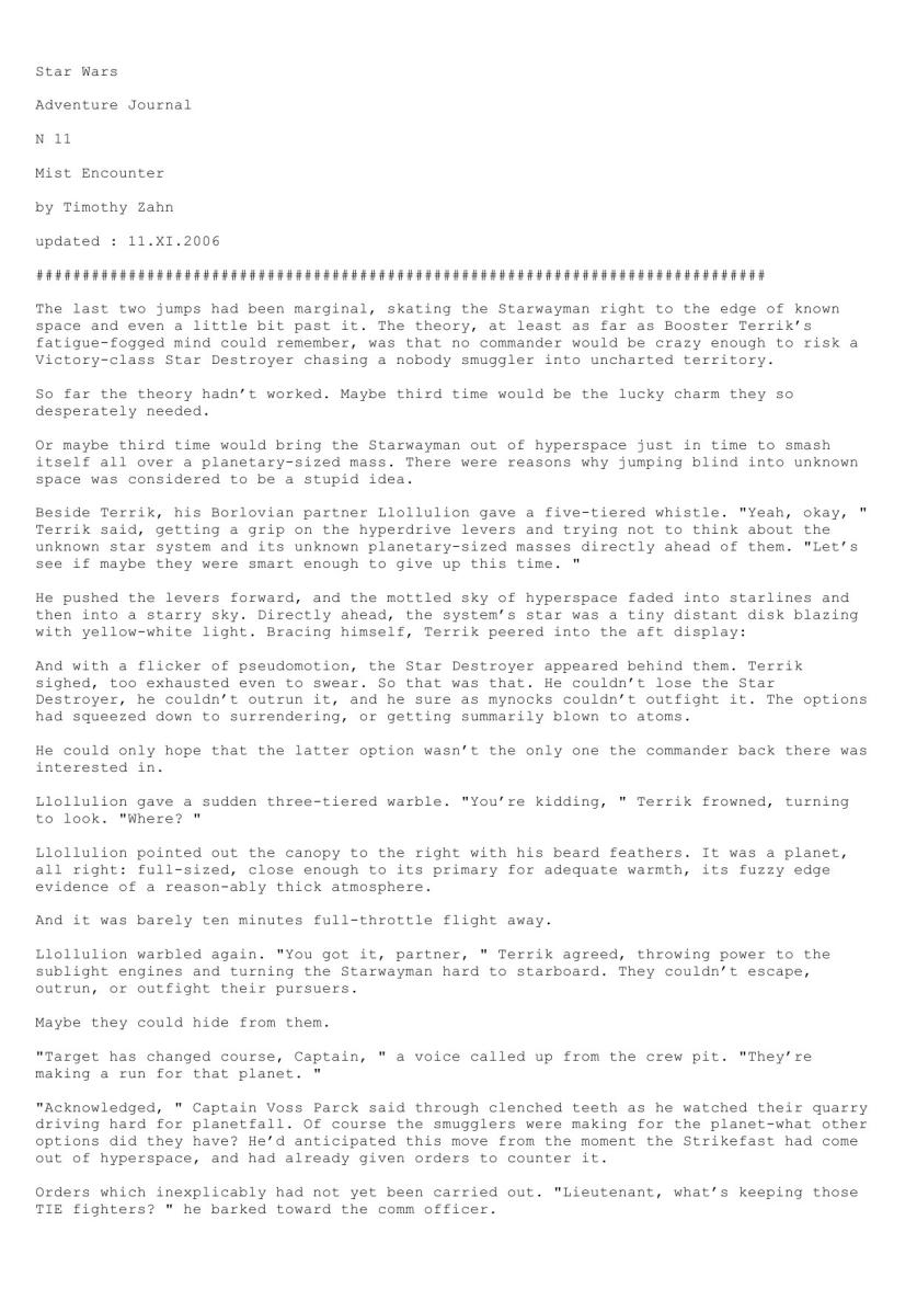 Star Wars - [Adventure Journal 11]