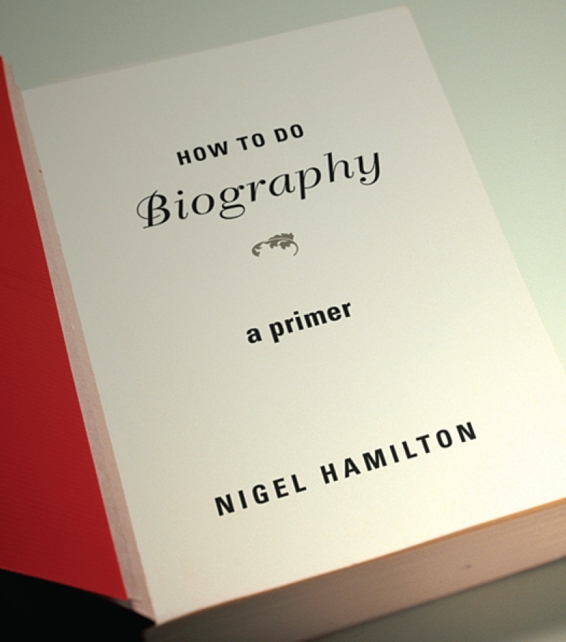 How To Do Biography. A Primer