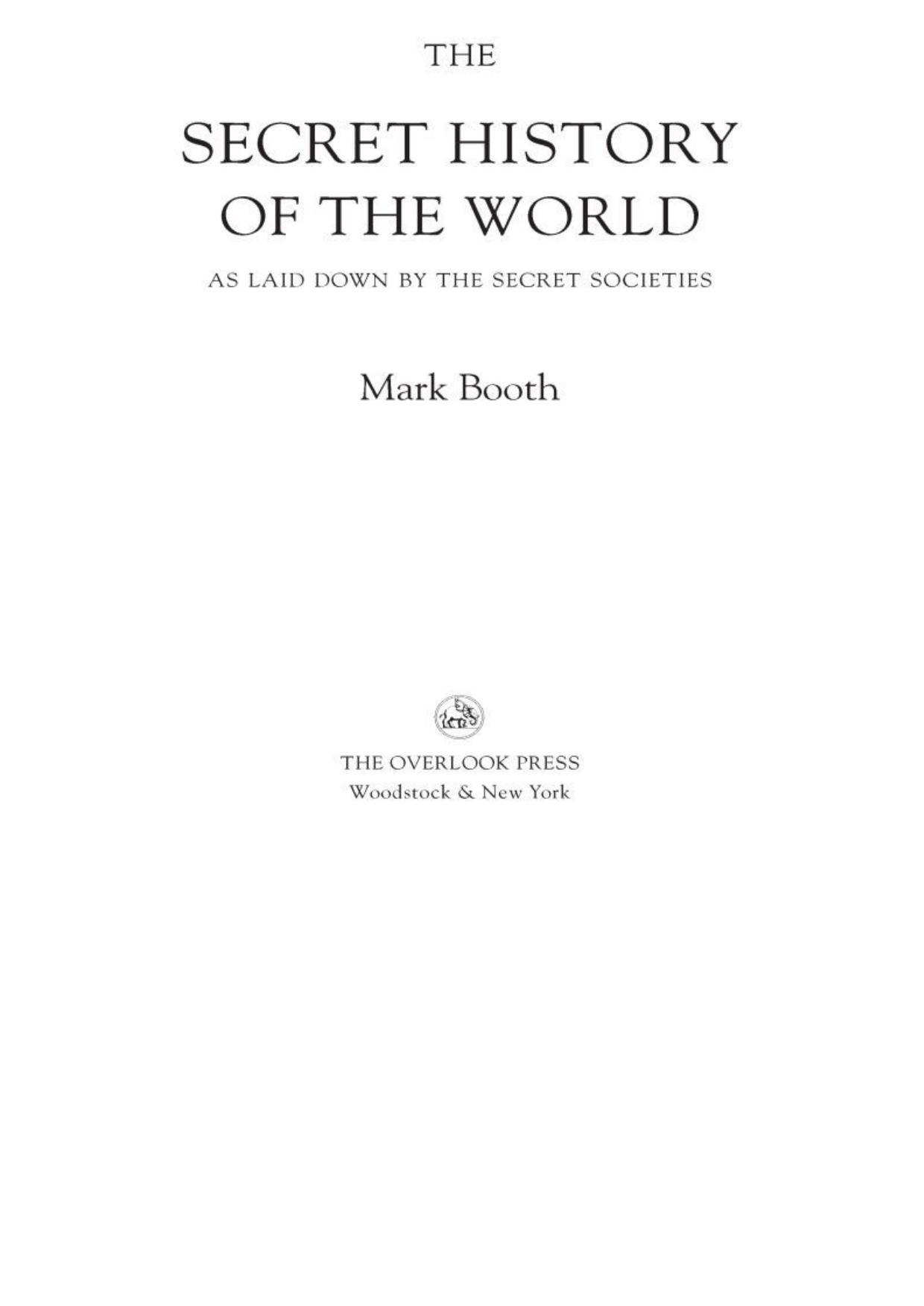 The Secret History of the World