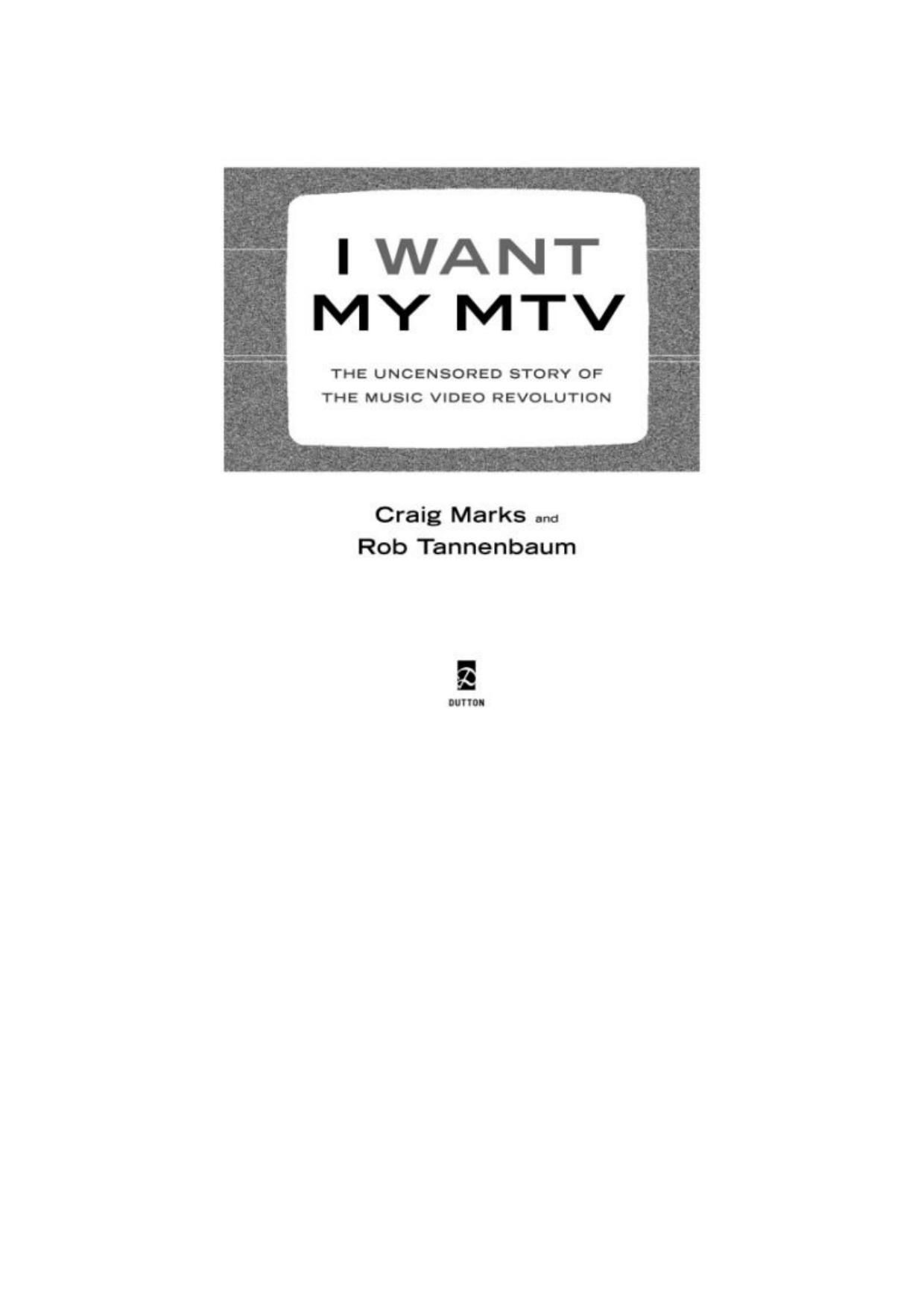 I Want My MTV
