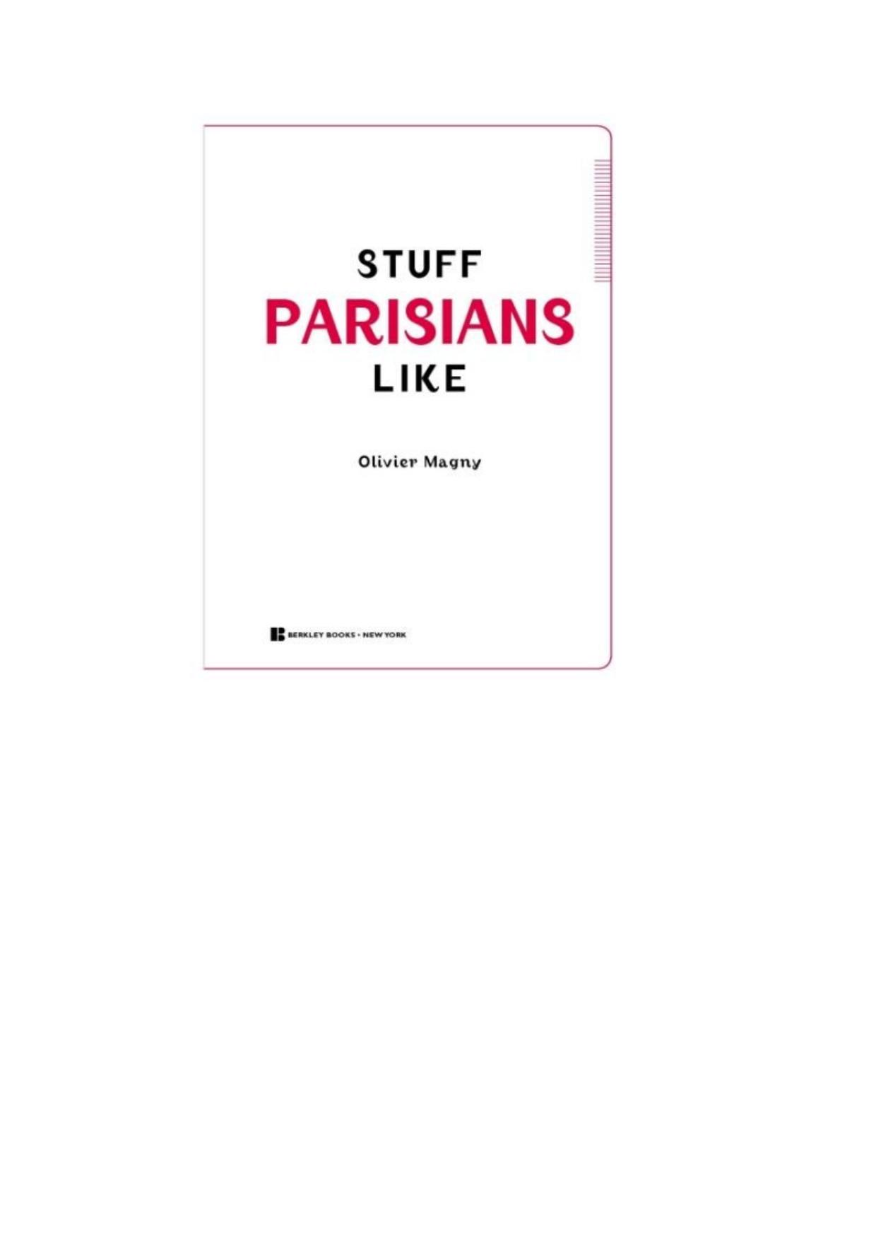 Stuff Parisians Like