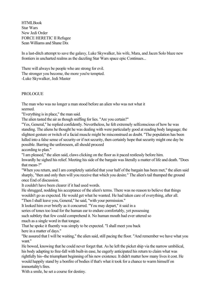 Refugee (by Sean Williams & Shane Dix)