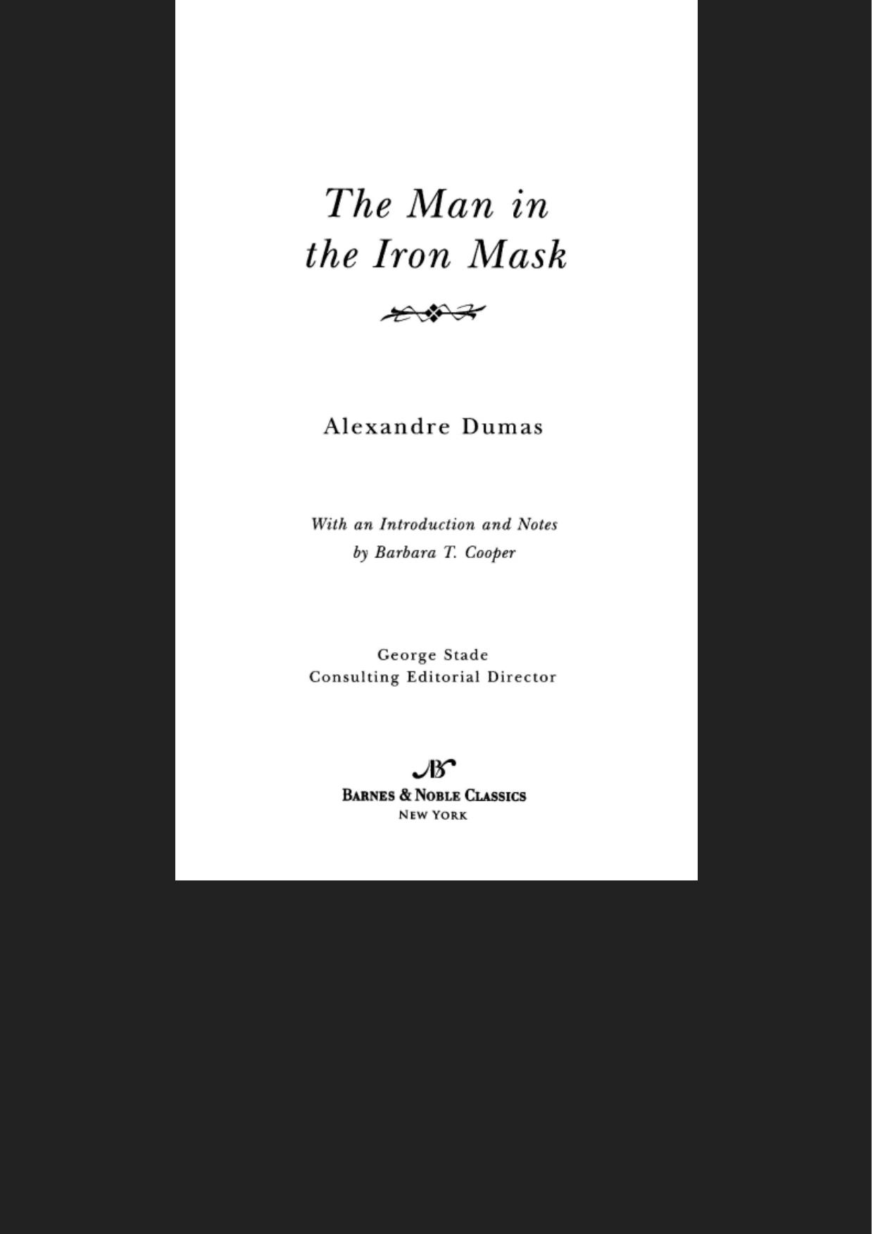 Man in the Iron Mask