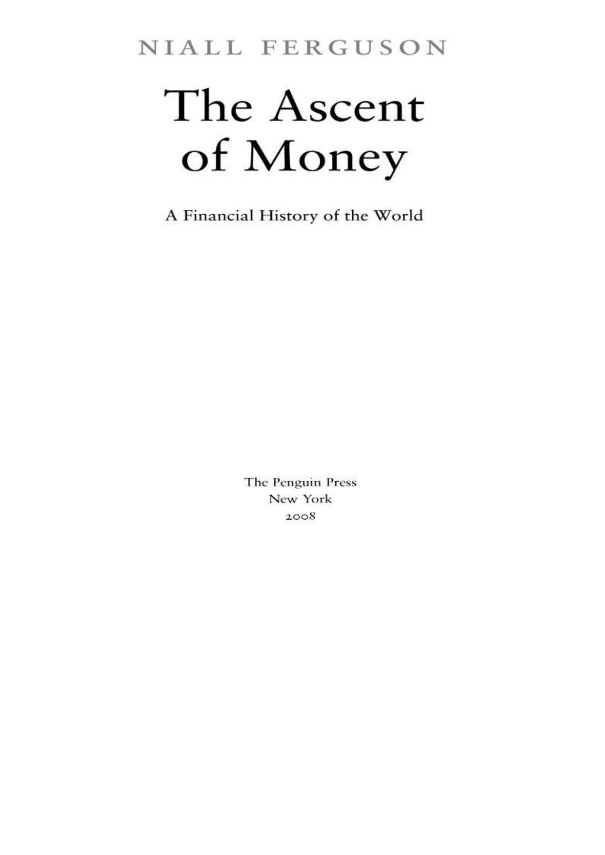 The Ascent of Money
