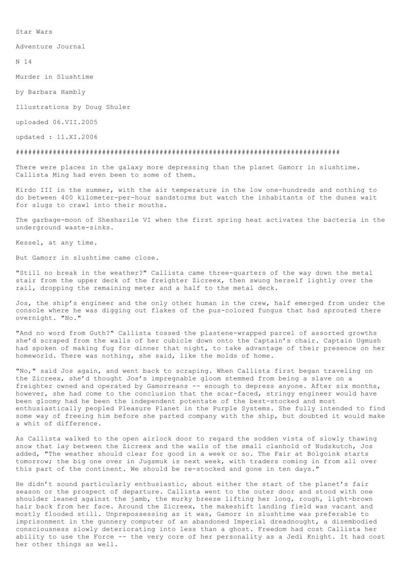 Star Wars - [Adventure Journal 14]