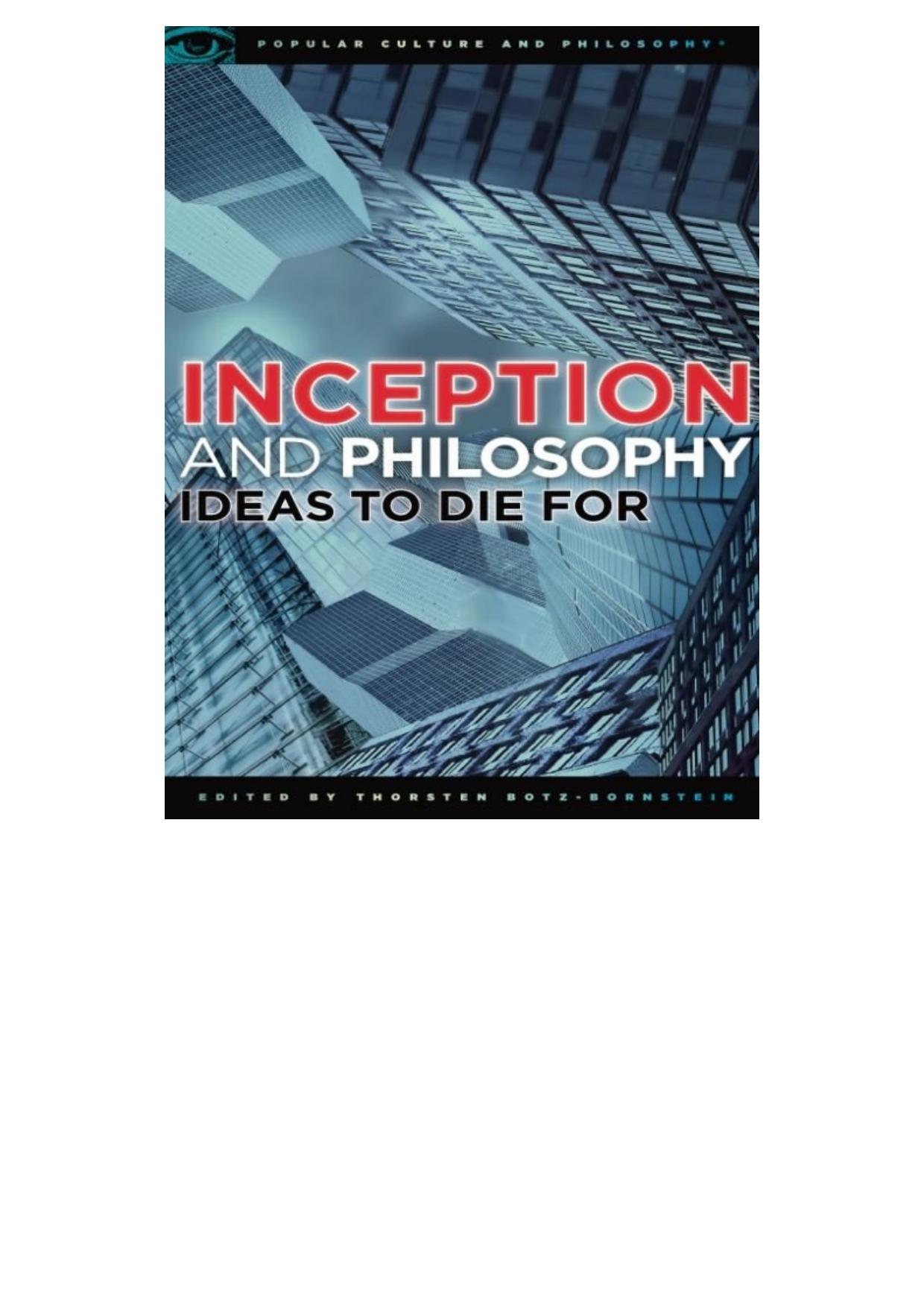 Inception and Philosophy