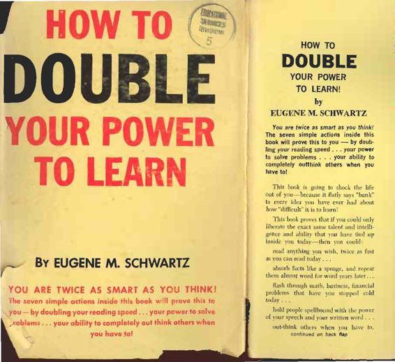 How To Double Your Power To Learn