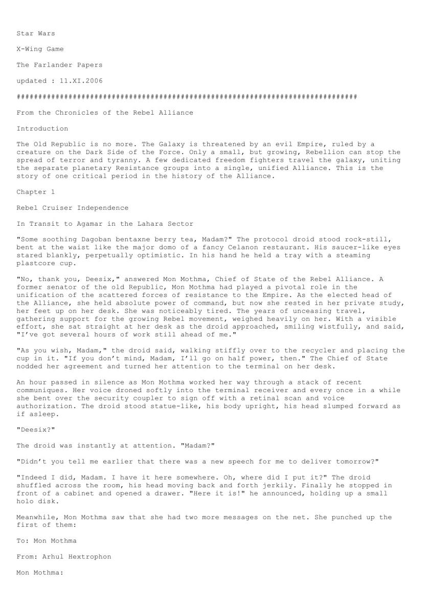 The Farlander Papers (by Russel Demaria)