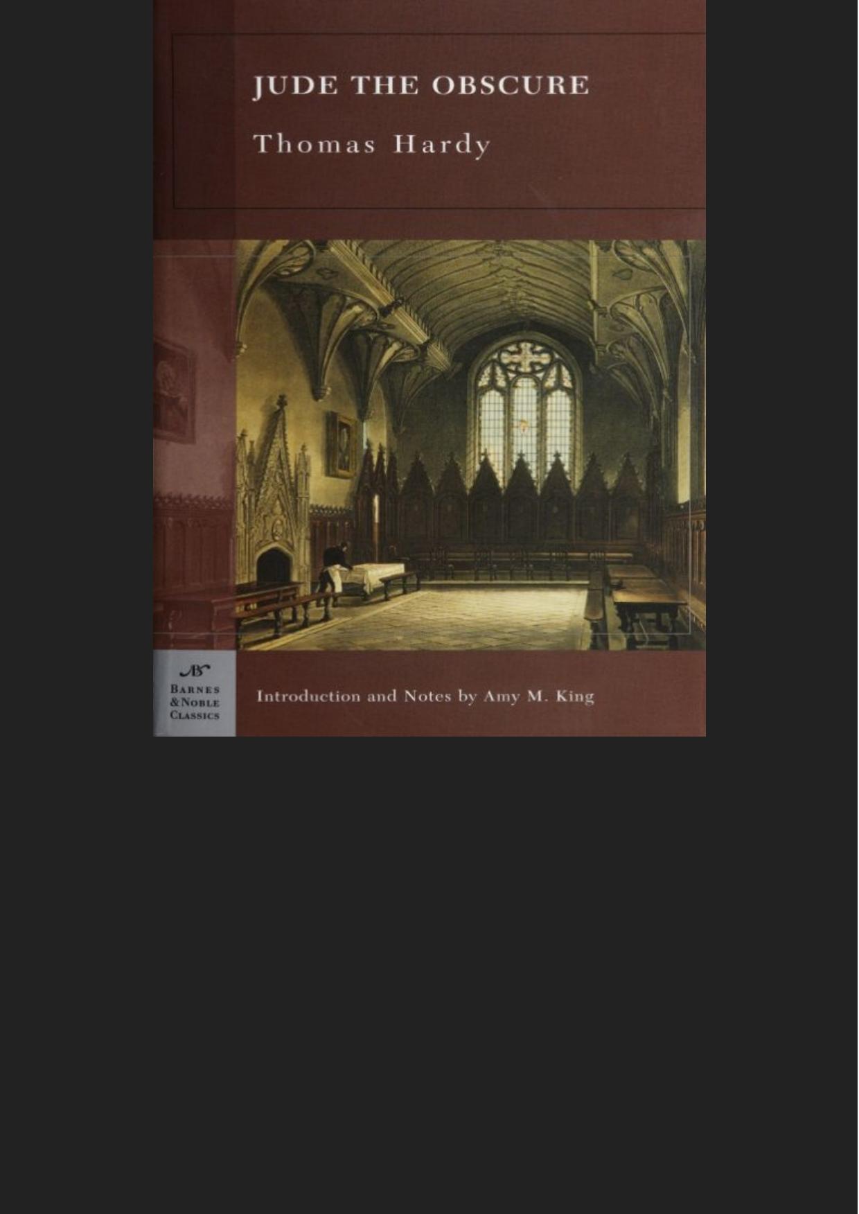 Jude the Obscure (Barnes & Noble Classics Series)