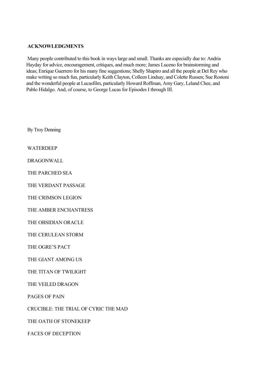 Unseen Queen (by Troy Denning)