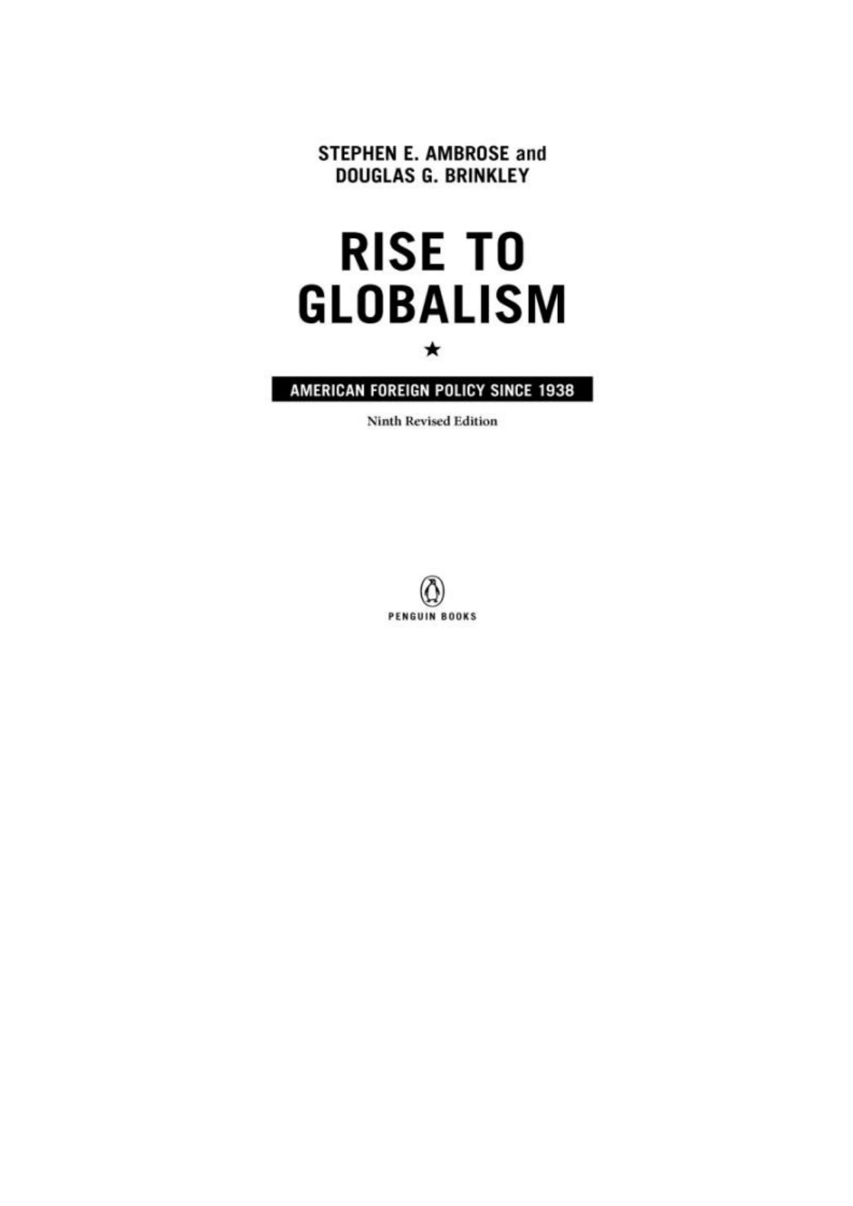 Rise to Globalism