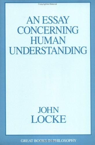 An Essay concerning Human Understanding Part 1