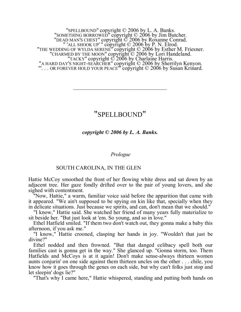 My Big Fat Supernatural Wedding