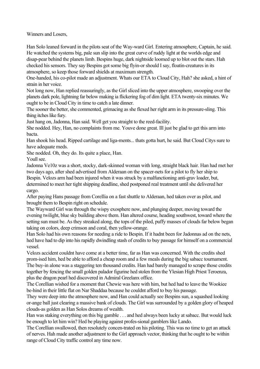 Rebel Dawn (by A C Crispin)