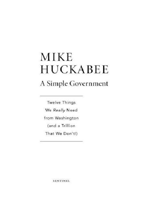 A Simple Government