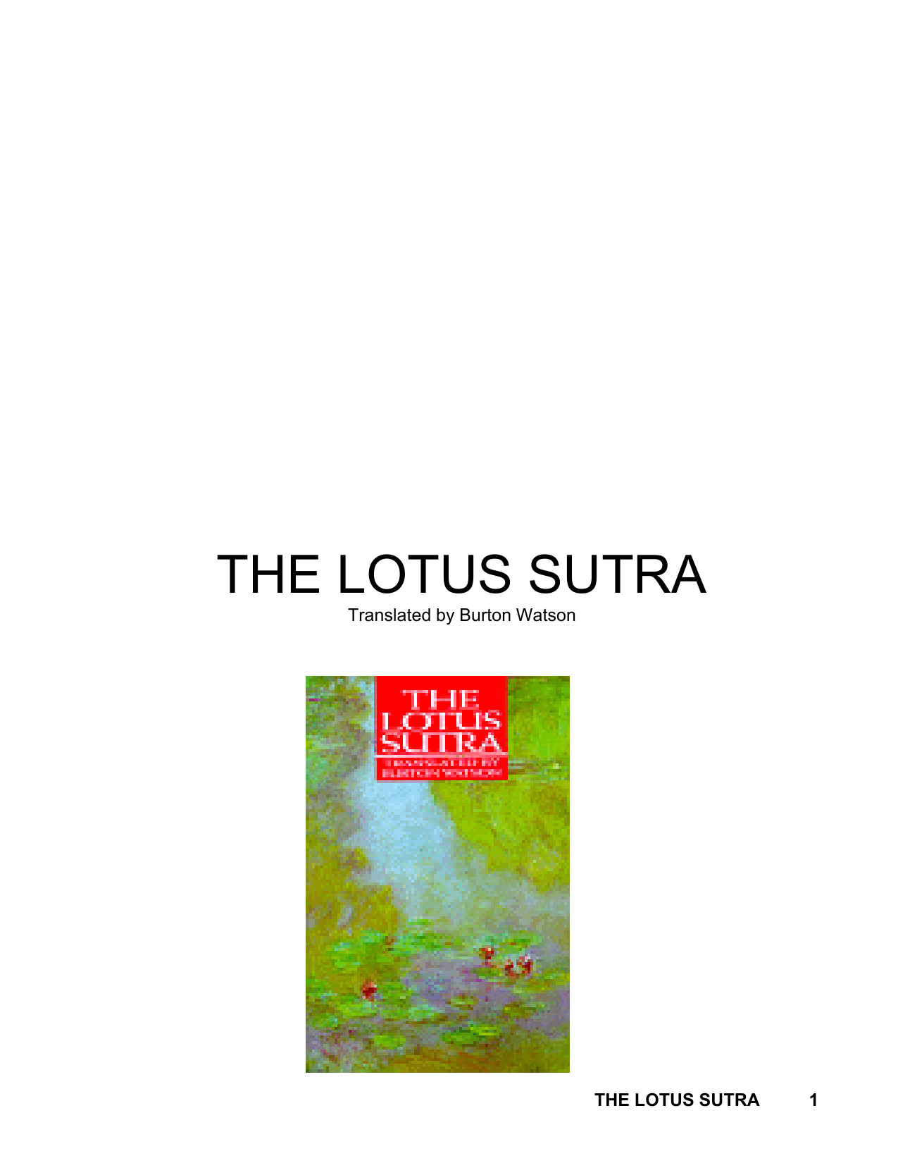 The Lotus Sutra